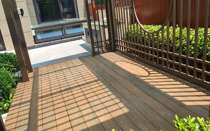 Why does composite decking get scuffs and scratches